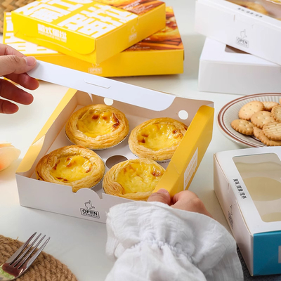 Kemasan Kue Kue Dengan Cetakan Offset CMYK / Pontone Dan Bahan Biodegradable