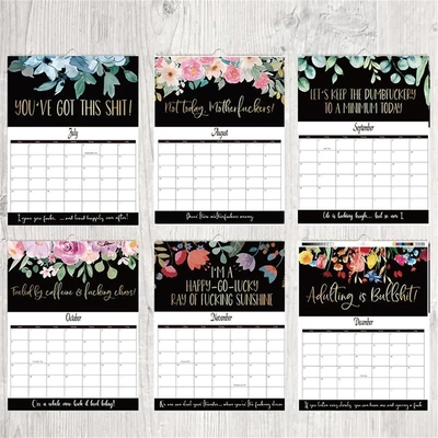 Kalender dinding khusus Tampilan bulanan untuk penjadwalan bisnis yang produktif
