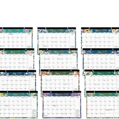 12 Foto Kalender Dinding Custom Personalize dengan Personalisasi dan Acara Penting di 12 X 12 Inci