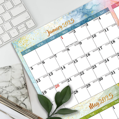 Desember Akhir Bulan Pencetakan kalender pribadi Ditandai dengan Hari Raya Besar AS Disesuaikan