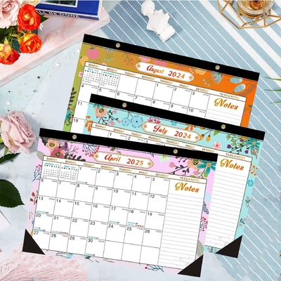 1 Kalender Bisnis Kertas Bermerek Kalender Meja Khusus untuk Promosi
