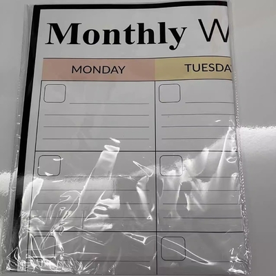 Personalisasi Tambahkan Tanggal Pribadi Kalender Dinding Khusus Kertas Akhir Bulan Desember