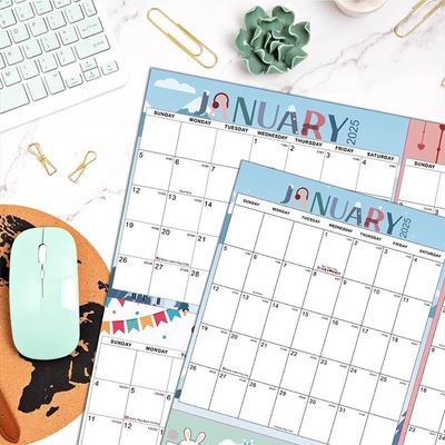 Desember Akhir Bulan Kalender dinding khusus Hari libur utama AS Ditandai untuk kebutuhan kustomisasi