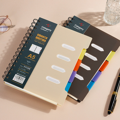 Buku Catatan Hardcover Spiral dengan Sampul Tahan Lama Standar Kertas Tahan Lama