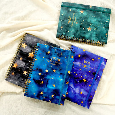 Buku catatan khusus yang dipersonalisasi dengan spesifikasi standar Opsi seni sampul khusus