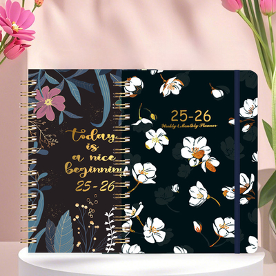 Buku Catatan Hardcover Spiral A5 Kustom dengan Desain Emboss