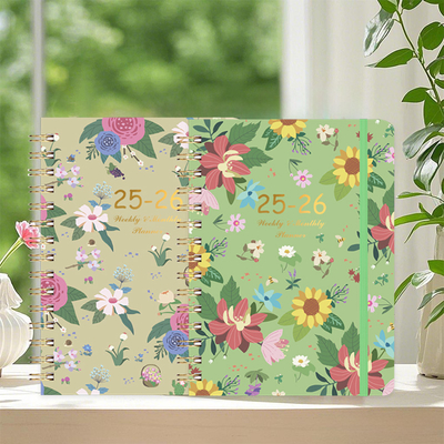 Buku Ponsel Hardcover Spiral Custom A5 Berlapis Dot-Grid Embossed