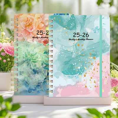 Notebook spiral A5 khusus dengan dot-grid atau kertas berlapis