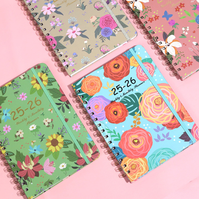 Buku Catatan Spiral Hardcover A5 dengan Kertas Bergaris dan Spiral Binding Profesional