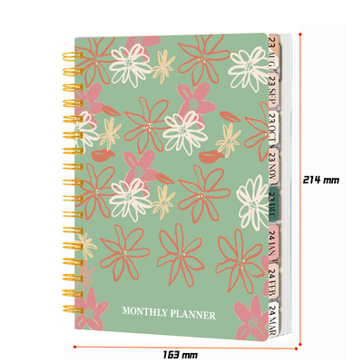 Percetakan Buku Jurnal Spiral Binding Tata Letak Dot-Grid untuk Profesional
