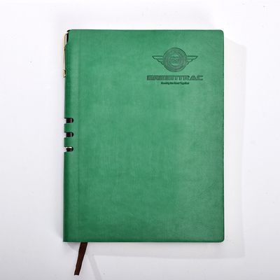100 halaman buku catatan harian khusus dengan teknik desain embossed dan tahan lama