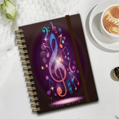 Skema Warna Pastel Spiral Hardcover Notebook dengan Daya Tahan Tinggi dan Kertas Putih