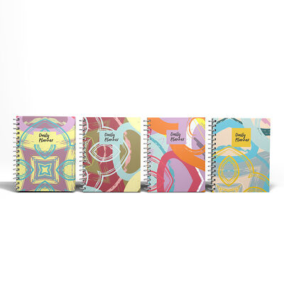 Notebook Spiral Hardcover dengan Cetak Logo 100 Halaman, Jilid Spiral Tahan Lama, Sempurna untuk Konferensi Bisnis dan Lokakarya