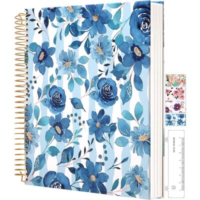Spiral Hardcover Notebook 100 Halaman Binding Type Spiral Custom Cover Art Bagus untuk Jurnal Harian Perencana dan Catatan Kerja