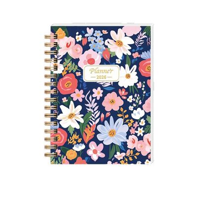Disesuaikan Seperti yang Anda inginkan Spiral Hardcover Notebook Featuring White Page Color Standard Layout Sempurna untuk Kerja Sekolah dan Artistik