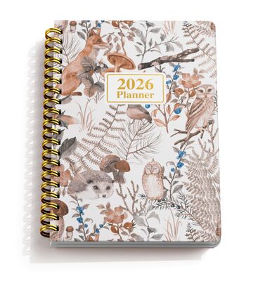 Siswa Spiral Hardcover Notebook 5.8 X 8.3 Inci Putih Halaman Cover Kuat Dirancang untuk Akademik dan Profesional