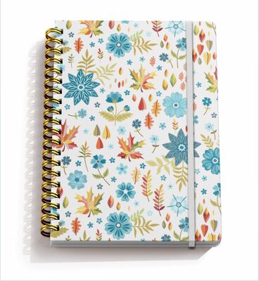 White Page Spiral Hardcover Notebook Dirancang untuk Profesional yang Menyediakan Binding Spiral yang Kuat dan Halaman Putih yang Krisp