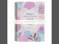 Notebook Pribadi yang Diukir Ketahanan Tinggi untuk Teknik Desain Anda