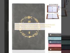 Hardcover Custom Journal Notebook Featuring Embossed Design Technique Customized for Business Branding Professional Stationery and Executive