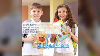 Notebook Spiral Hitam Untuk Kantor & Sekolah