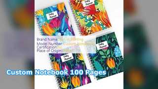 Buku Catatan Spiral Kustom 100 Halaman