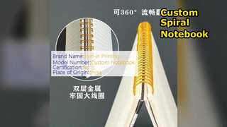 Notebook Spiral Kustom 5.8x8.3 Sampul Keras Hitam