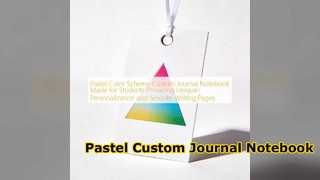 Buku Catatan Jurnal Kustom Pastel Tulisan Halus